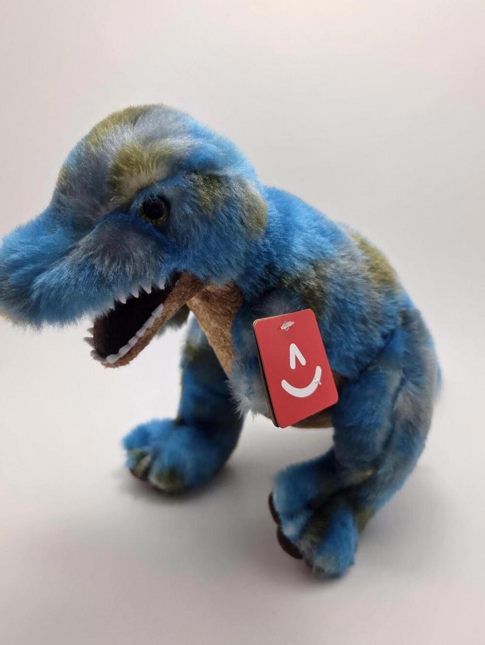 Aurora Blue T Rex Dinosaur Plush Vintage Stuffed Animal NWT (10 inch)